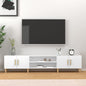 vidaXL TV Cabinet White 180x31.5x40 cm Engineered Wood S0671162608