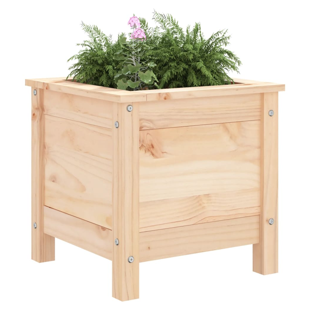 vidaXL Garden Planter 40x40x39 cm Solid Wood Pine S0671357845