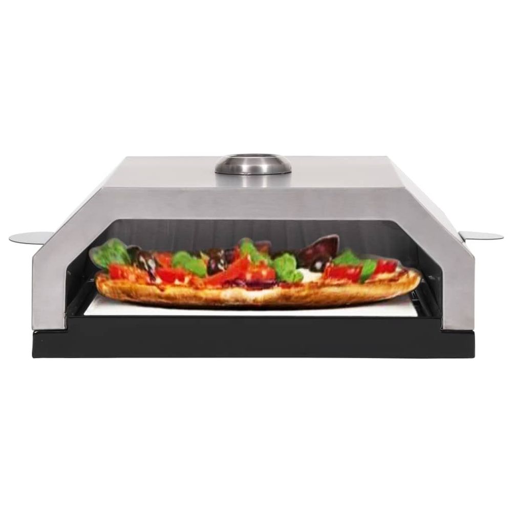 Pizza Oven with Ceramic Stone for Gas Charcoal BBQ S069811675