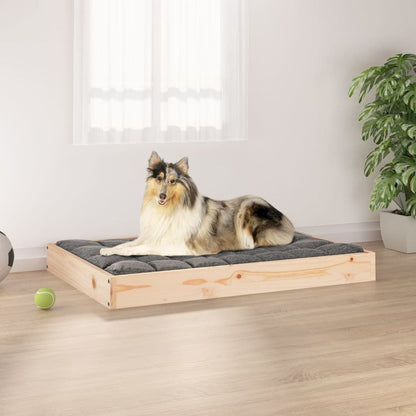 Dog Bed 91.5x64x9 cm Solid Wood Pine V0671052311