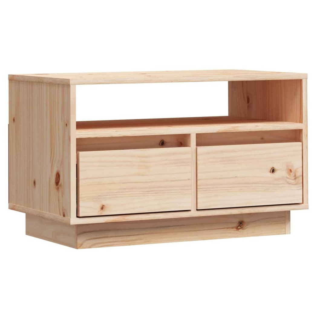 vidaXL TV Cabinet 60x35x37 cm Solid Wood Pine S0671160277