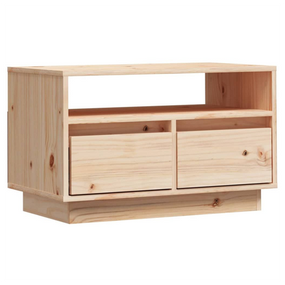 vidaXL TV Cabinet 60x35x37 cm Solid Wood Pine S0671160277