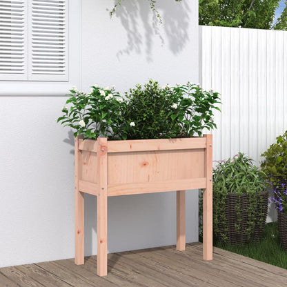 vidaXL Garden Planter with Legs 70x31x70 cm Solid Wood Douglas S0671385963