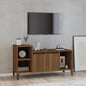 vidaXL TV Cabinet White 100x35x55 cm Engineered Wood S0671093384