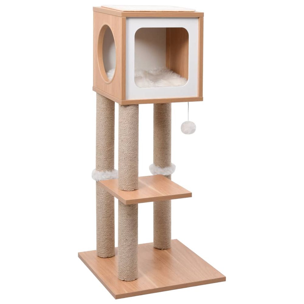 vidaXL Cat Tree with Sisal Scratching Mat 90 cm S069789609