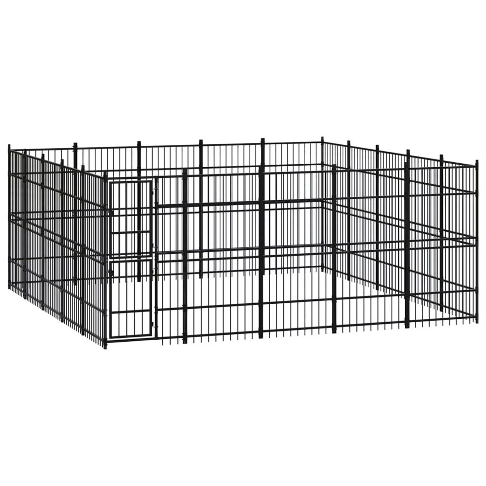 Outdoor Dog Kennel Steel 8.29 m� V067940940