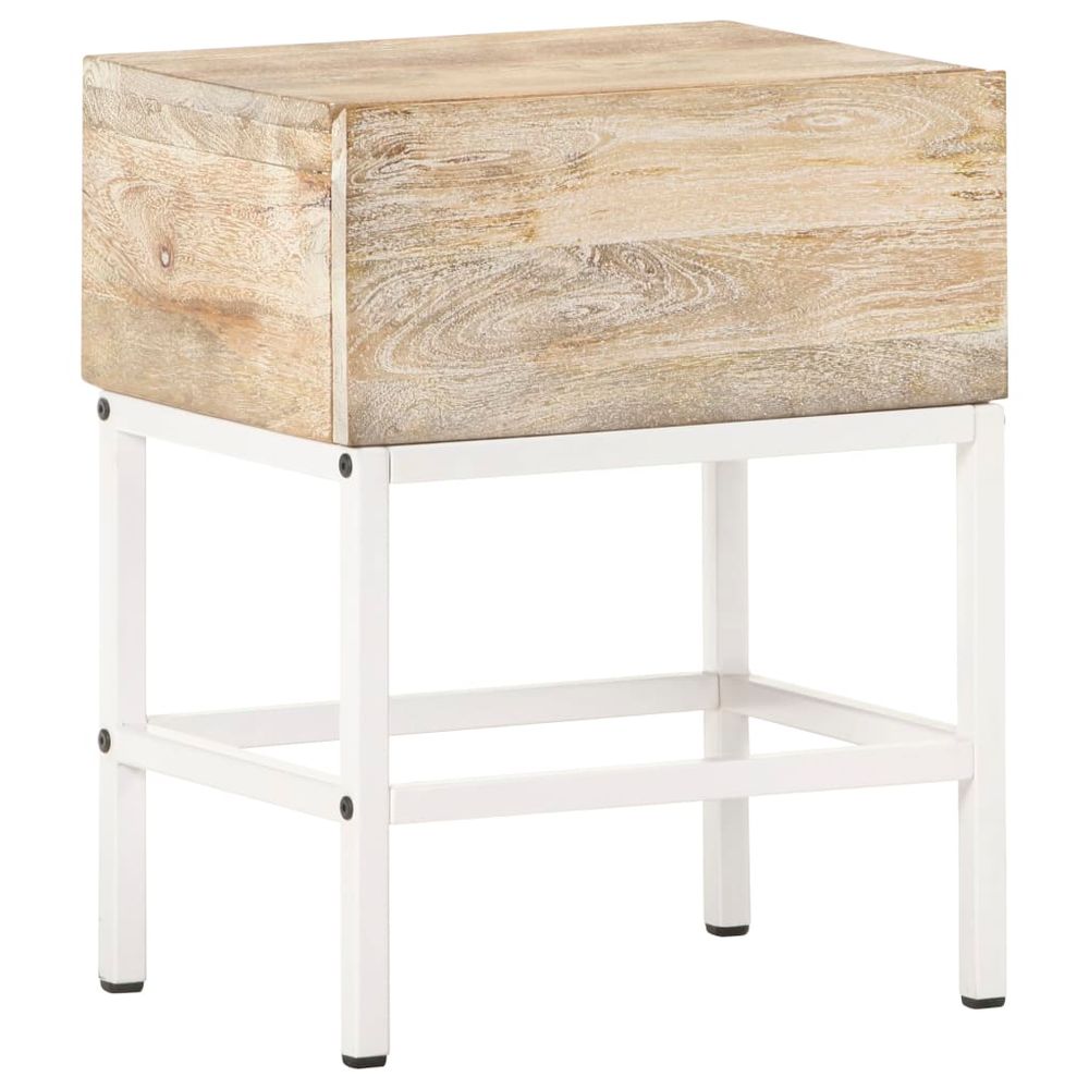 Bedside Table 40x30x50 cm Solid Mango Wood S069807005