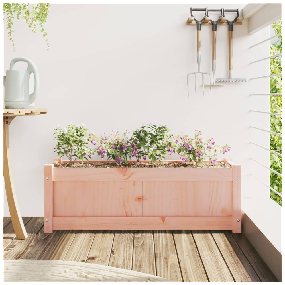 vidaXL Garden Planter 90x31x31 cm Solid Wood Douglas S0671384853