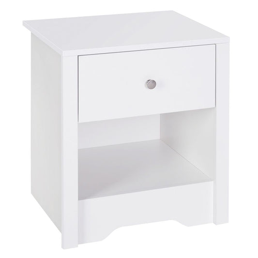 53Wx42.5Dx59H cm Bedside Table-White S0671071084