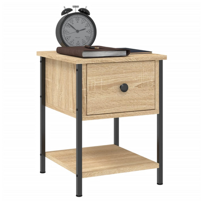 vidaXL Bedside Tables 2 pcs Sonoma Oak 34x35.5x45 cm Engineered Wood S0671258812