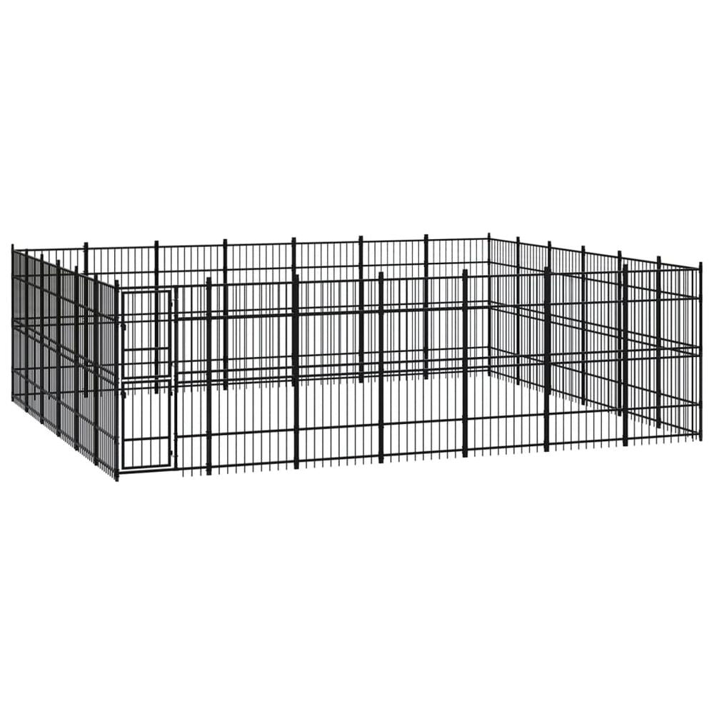 Outdoor Dog Kennel Steel 8.29 m� V067940946