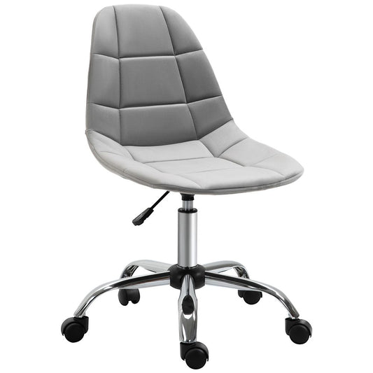 Ergonomic Office Chair with Adjustable Height for Home Office, Grey Vinsetto S0671080562