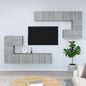 Wall-mounted TV Cabinet White Engineered Wood S0671075179