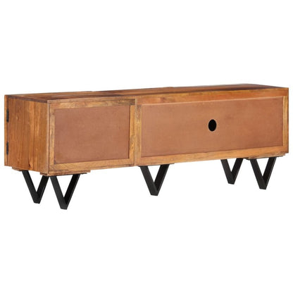 TV Cabinet 140x30x46 cm Solid Mango Wood S035880557