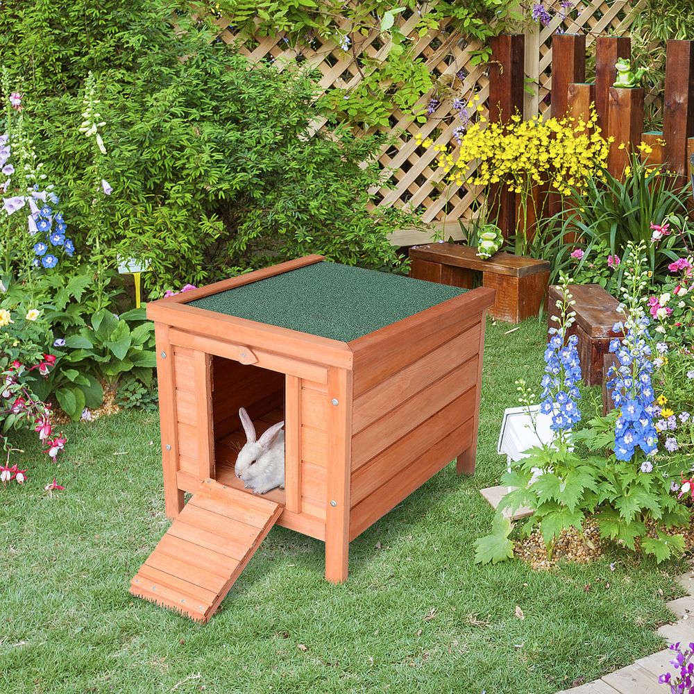 Wooden Rabbit Hutch Bunny Cage Guinea Pig House Pet Habitat Small Animals S0671071129