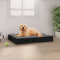 Dog Bed 71.5x54x9 cm Solid Wood Pine V0671052307