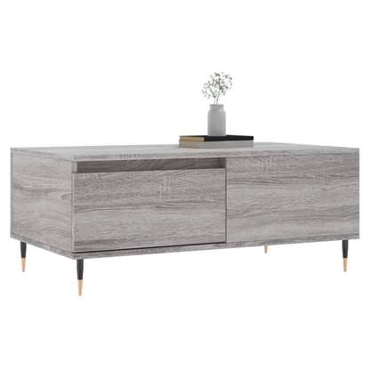 vidaXL Coffee Table Grey Sonoma 90x50x36.5 cm Engineered Wood S0671256875