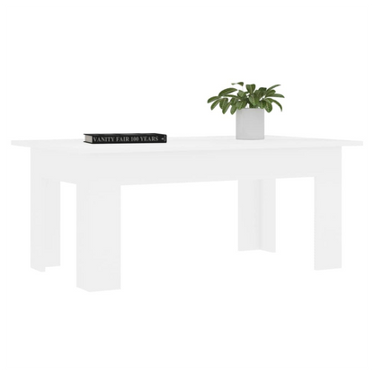 vidaXL Coffee Table White 100x60x42 cm Engineered Wood S0671093366