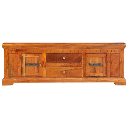 TV Cabinet 119x30x40 cm Solid Acacia Wood S069792246